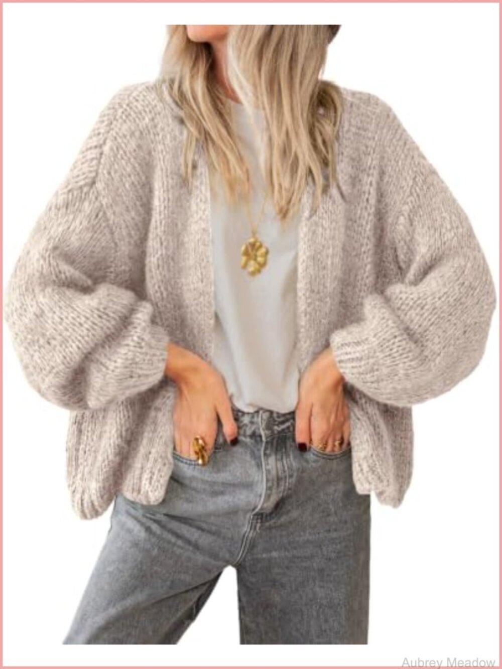 Lightweight Open Front Cardigan Sweater for Women Fall Layering